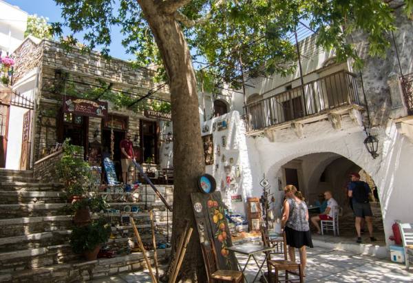 Apeiranthos Village Naxos Island