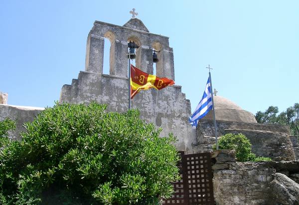 Panagia Drossiani Church in Naxos Greece
